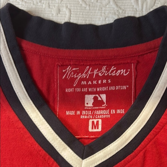 Wright & Ditson Red st. Louis Cardinals baseball Short Sleeve Tee. NWT. M - Picture 6 of 9